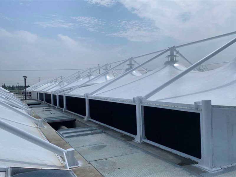 膜结构污水池盖