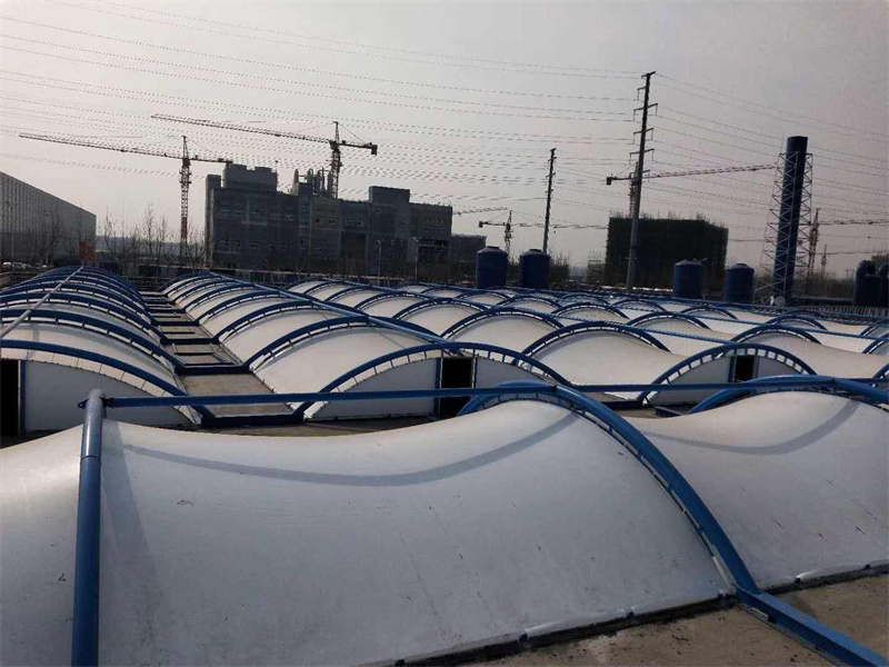 膜结构污水池盖