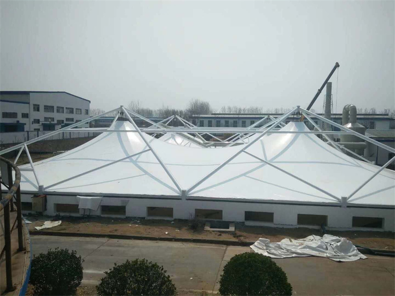 膜结构污水池盖