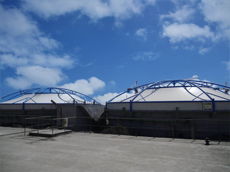 膜结构污水池盖