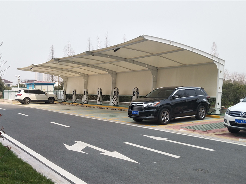 膜结构充电桩